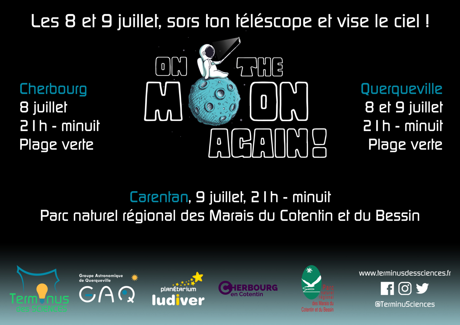 On the Moon again dans le Cotentin Société astronomique de France
