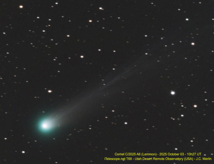 Comète C/2025 A6 (Lemmon) le 3 octobre 2025