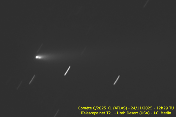 Comète C/2025 K1 (ATLAS) le 24 novembre 2025