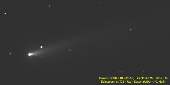 Comète C/2025 K1 (ATLAS) le 22 novembre 2025