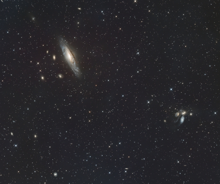 NGC7331 et le Quintet de Stephan
